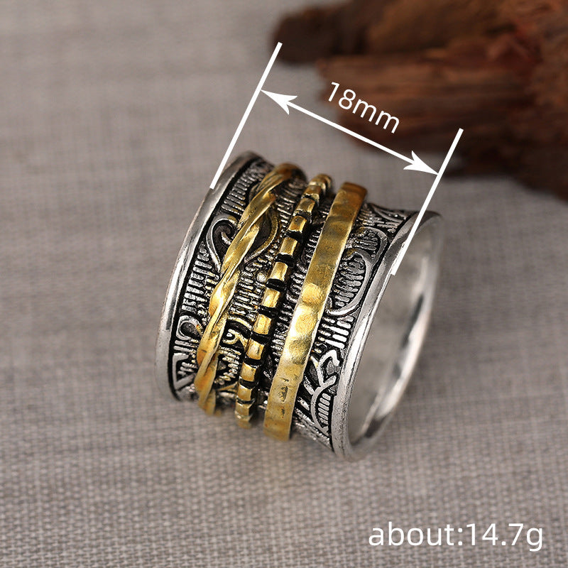 Retro Creative Ring Fashion Exquisite Geometry