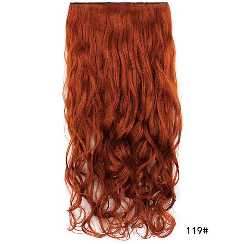 One Piece Hairpiece Clip Long Curly Hair Extension