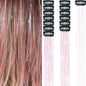 6-piece Laser Gold Wire BB Clip Single Card Wig Set