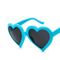 Trendy Heart-shaped Sunglasses Colorful Sunglasses Peach Heart Sunglasses