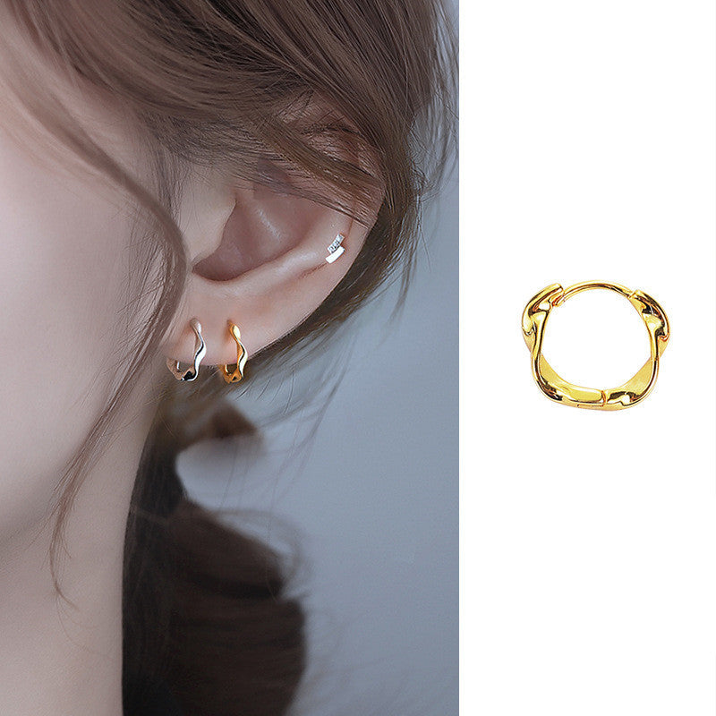 Mobius Strip Ear Clip Cold Wind High Sense Rings