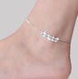 Retro star anklet