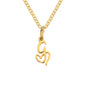 New 26 Letter Necklace Versatile Personality Necklace Pendant