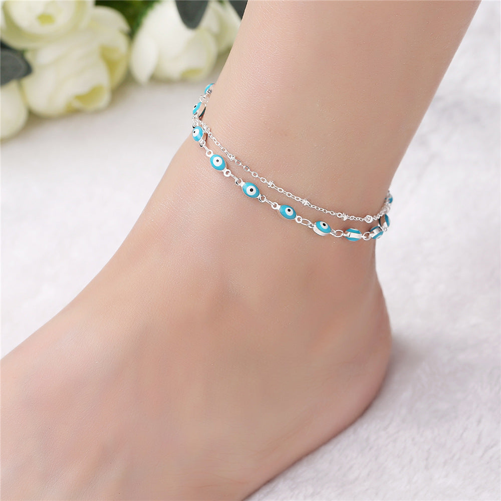 Eye Beach Chain Anklet