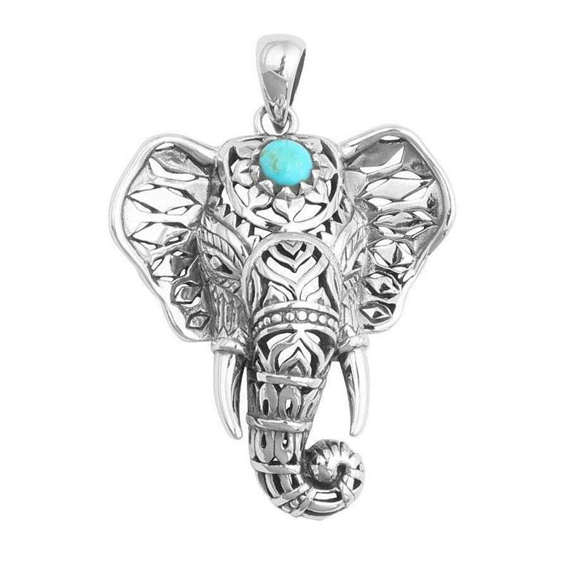 Elephant pendant necklace