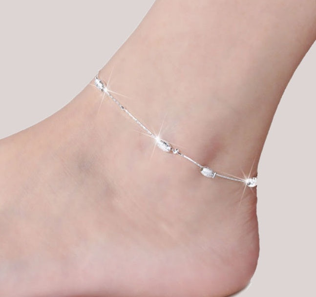 Retro star anklet