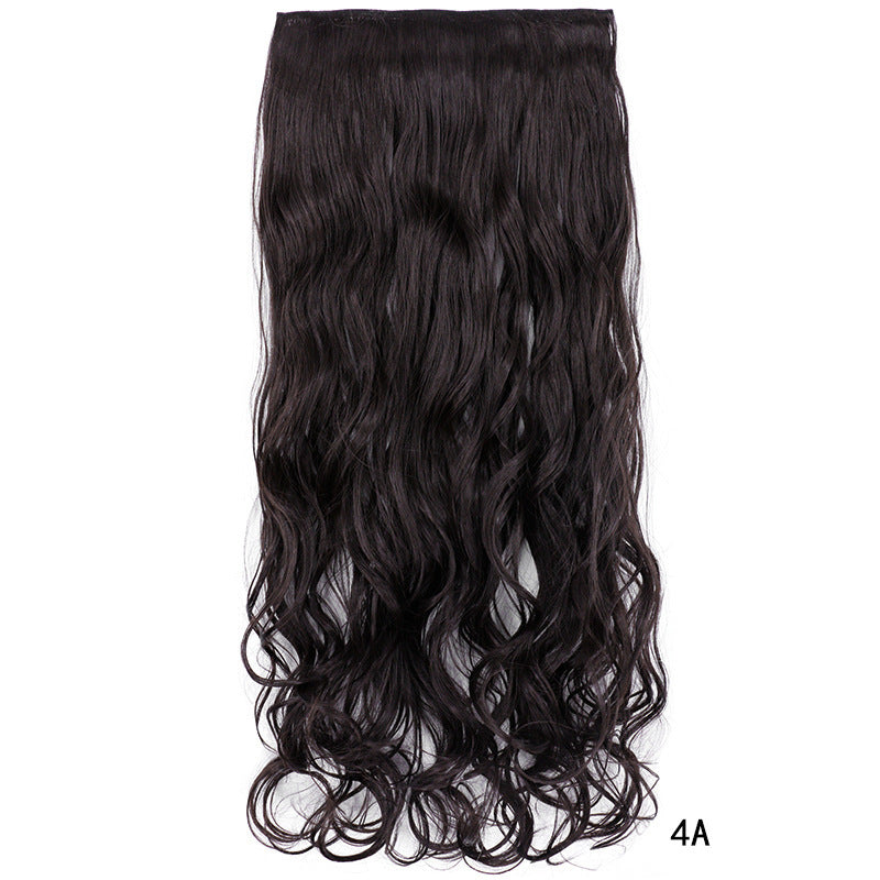 One Piece Hairpiece Clip Long Curly Hair Extension