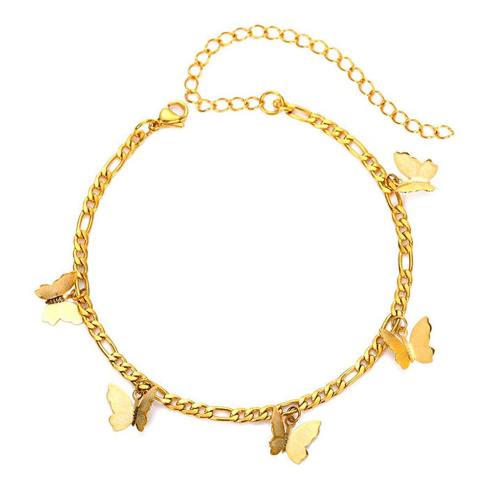 Pendant Butterfly Simple Anklet