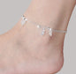 Retro star anklet