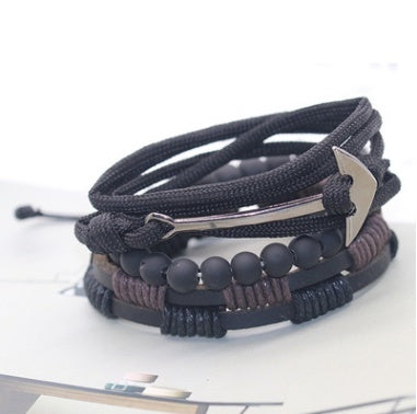 Fashion Beaded Leather Bracelets And Bracelets