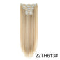 Wig Extensions 6-piece Set, Long Straight Hair