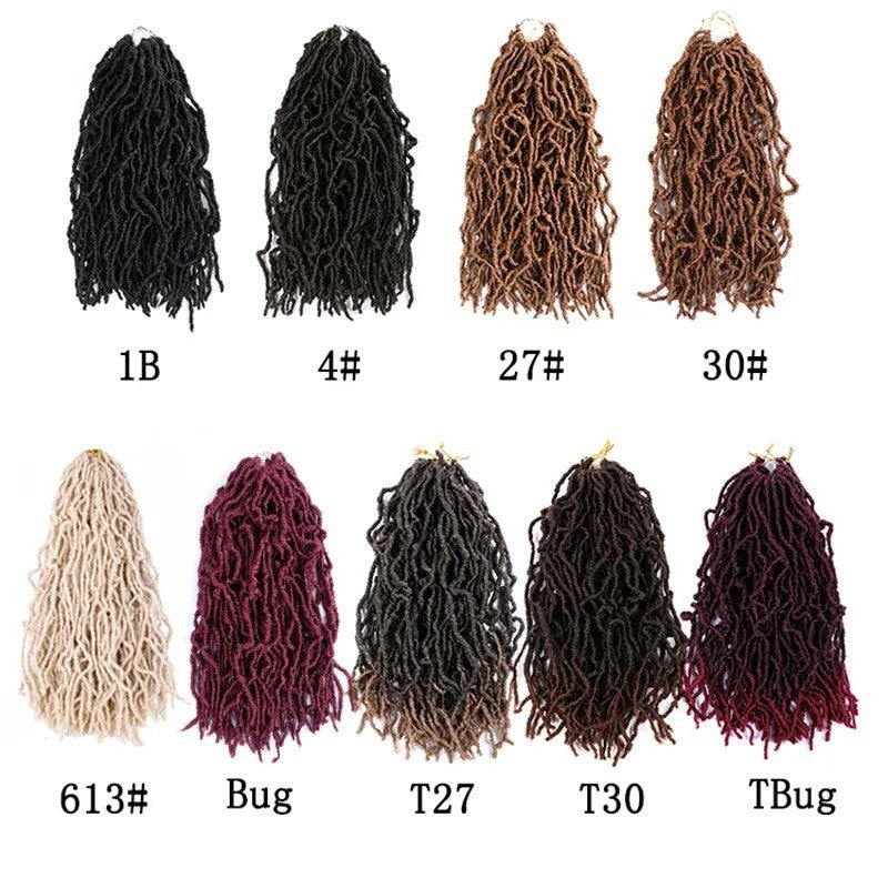 Earthworm Crochet Chemical Fiber Wig NuLocs Braiding Hair Dreadlocks