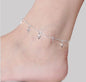 Retro star anklet