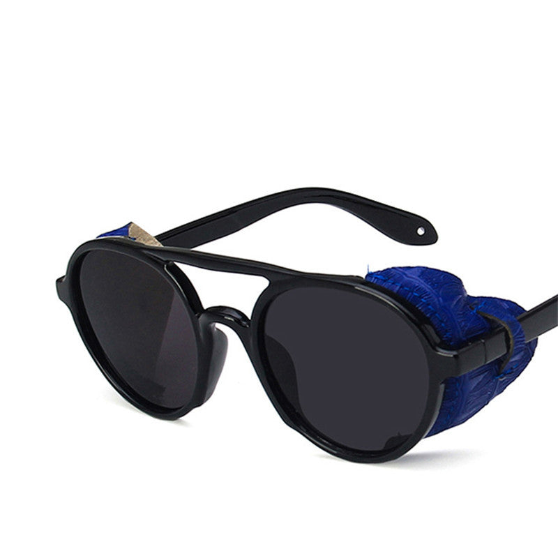 Windproof big frame sunglasses steampunk sunglasses