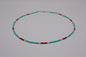 Short Necklace Handmade Wild Color Rice Bead Necklace