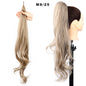 Women's High Ponytail Wig Winding Big Wave Long Curly Hair