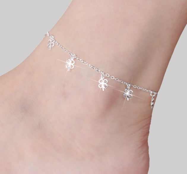 Retro star anklet