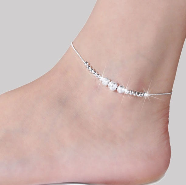 Retro star anklet