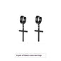 Cross Stud Earrings Male European Hip Hop