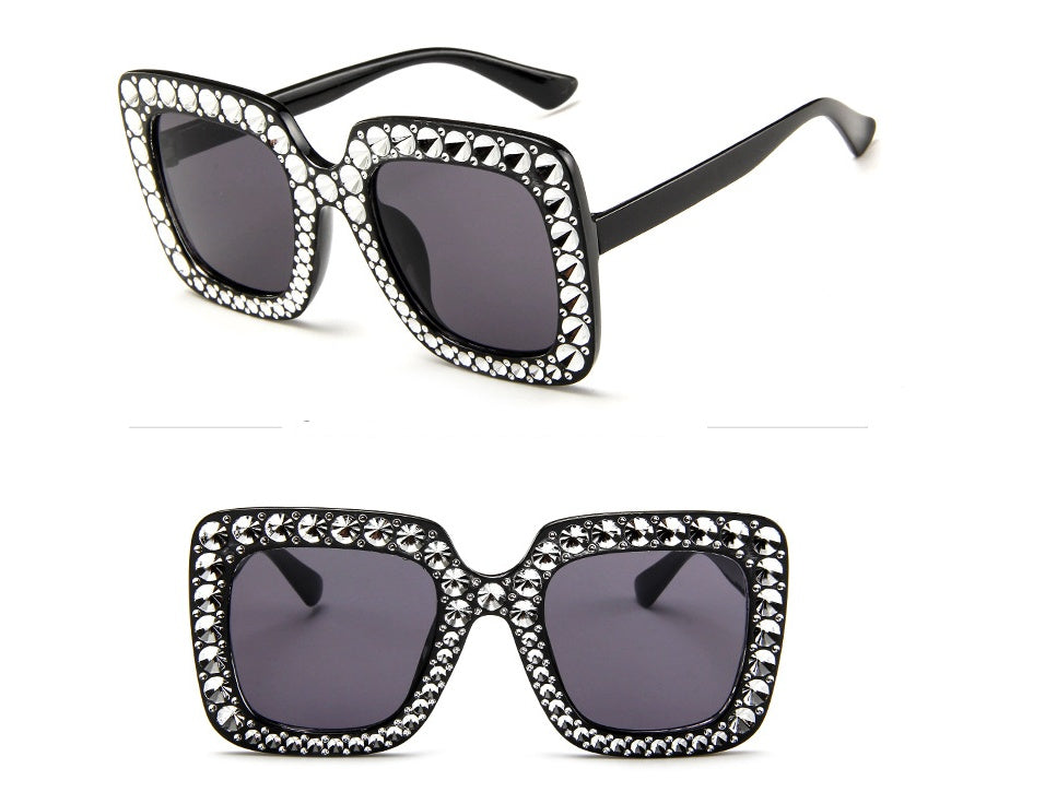 Square diamond sunglasses