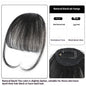 Women's Air Natural Forehead Invisible Seamless Hair-free Seam Full Real Bangs Wig Set