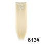 Wig Extensions 6-piece Set, Long Straight Hair