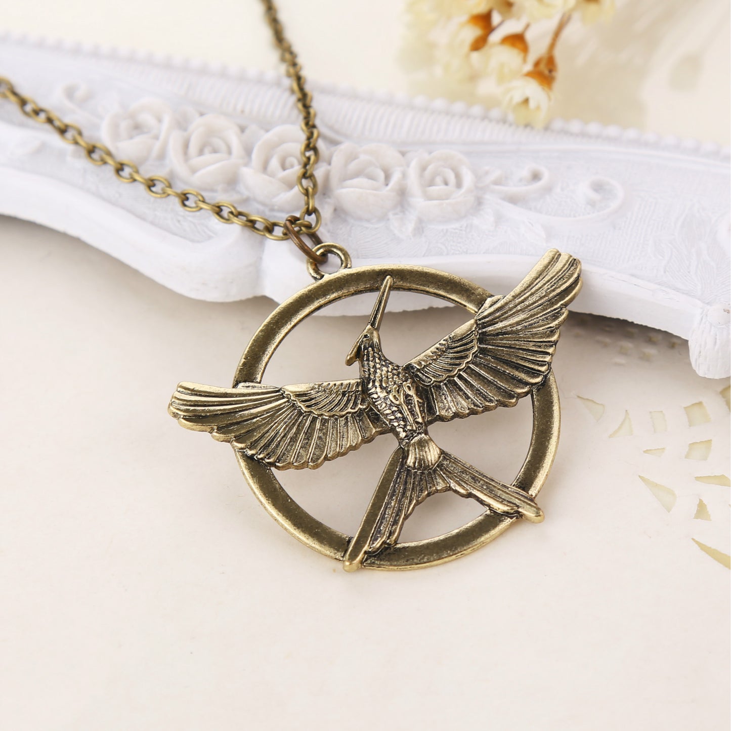 Necklace Mockingjay Animal Necklace Jewelry