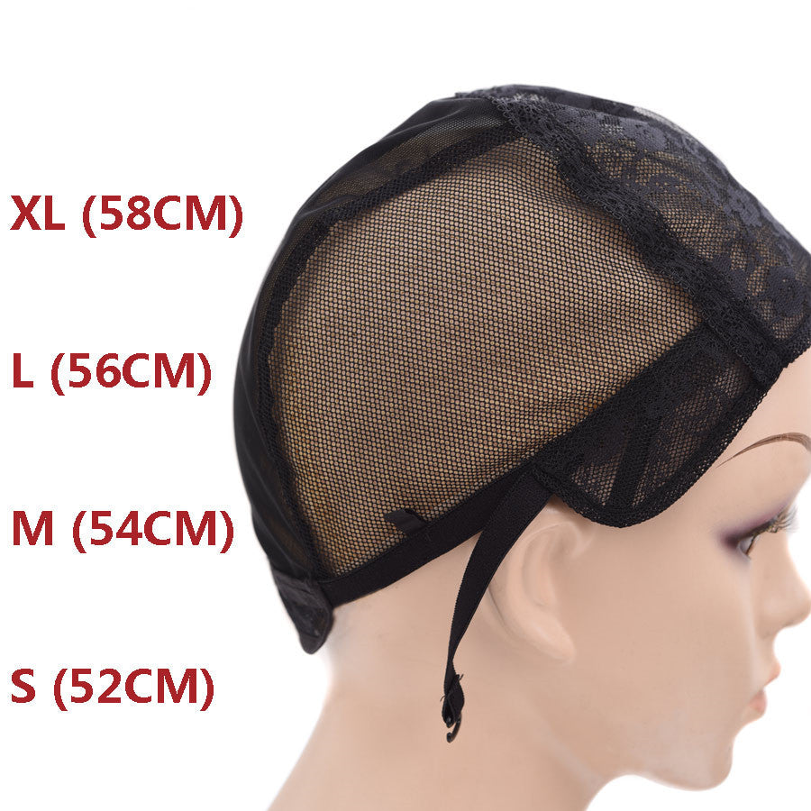 Women's Chemical Fiber Double Crochet Lace Wig Net Hat