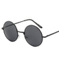 Mens Fashion Retro Round Frame Sunglasses