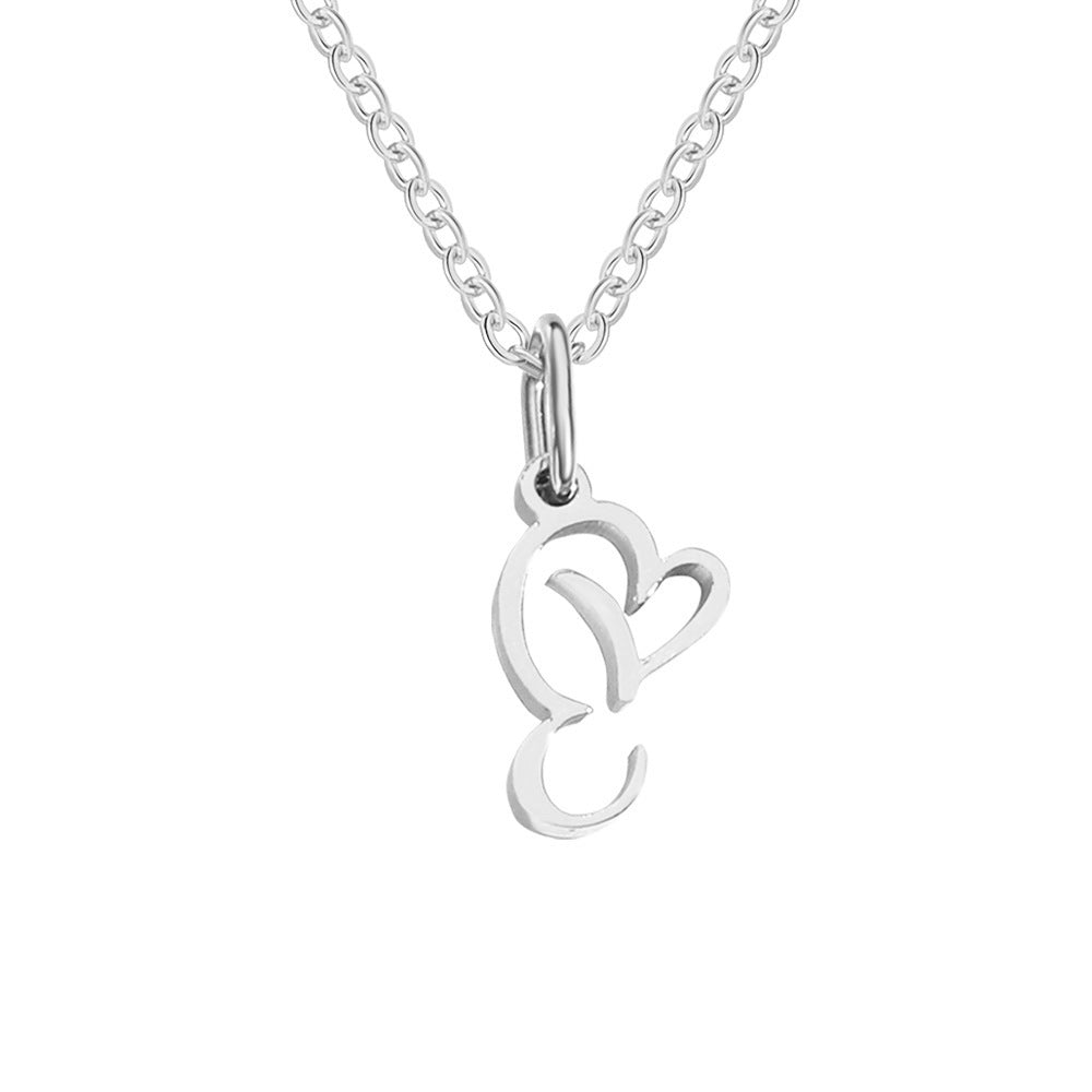 New 26 Letter Necklace Versatile Personality Necklace Pendant