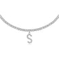 Europe And America Creative Decorative Diamond Letters Necklace Fashion Jewelry