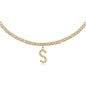 Europe And America Creative Decorative Diamond Letters Necklace Fashion Jewelry