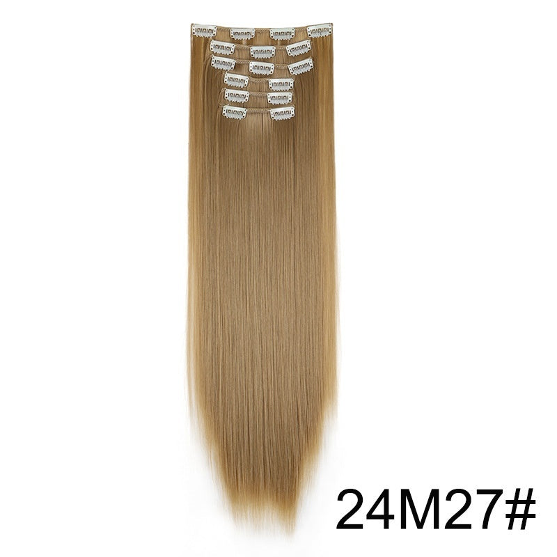 Wig Extensions 6-piece Set, Long Straight Hair