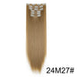 Wig Extensions 6-piece Set, Long Straight Hair