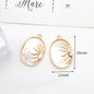 Women's White Shell Pendant Ear Rings