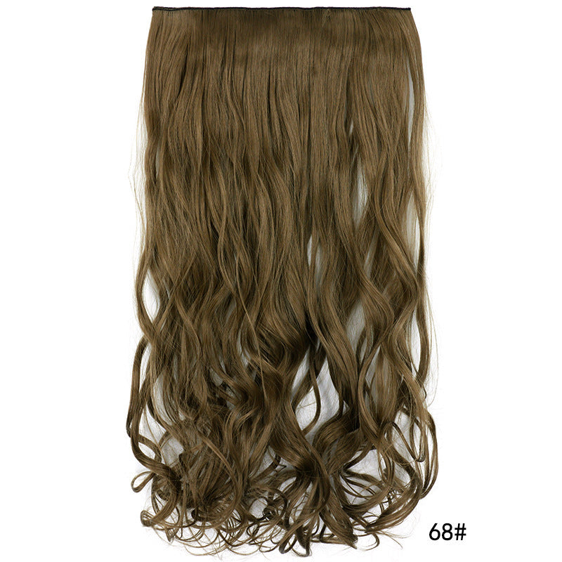 One Piece Hairpiece Clip Long Curly Hair Extension