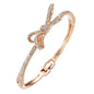 Women's Bracelets, Diamonds, Bows, Rose Gold Alloy Bracelets