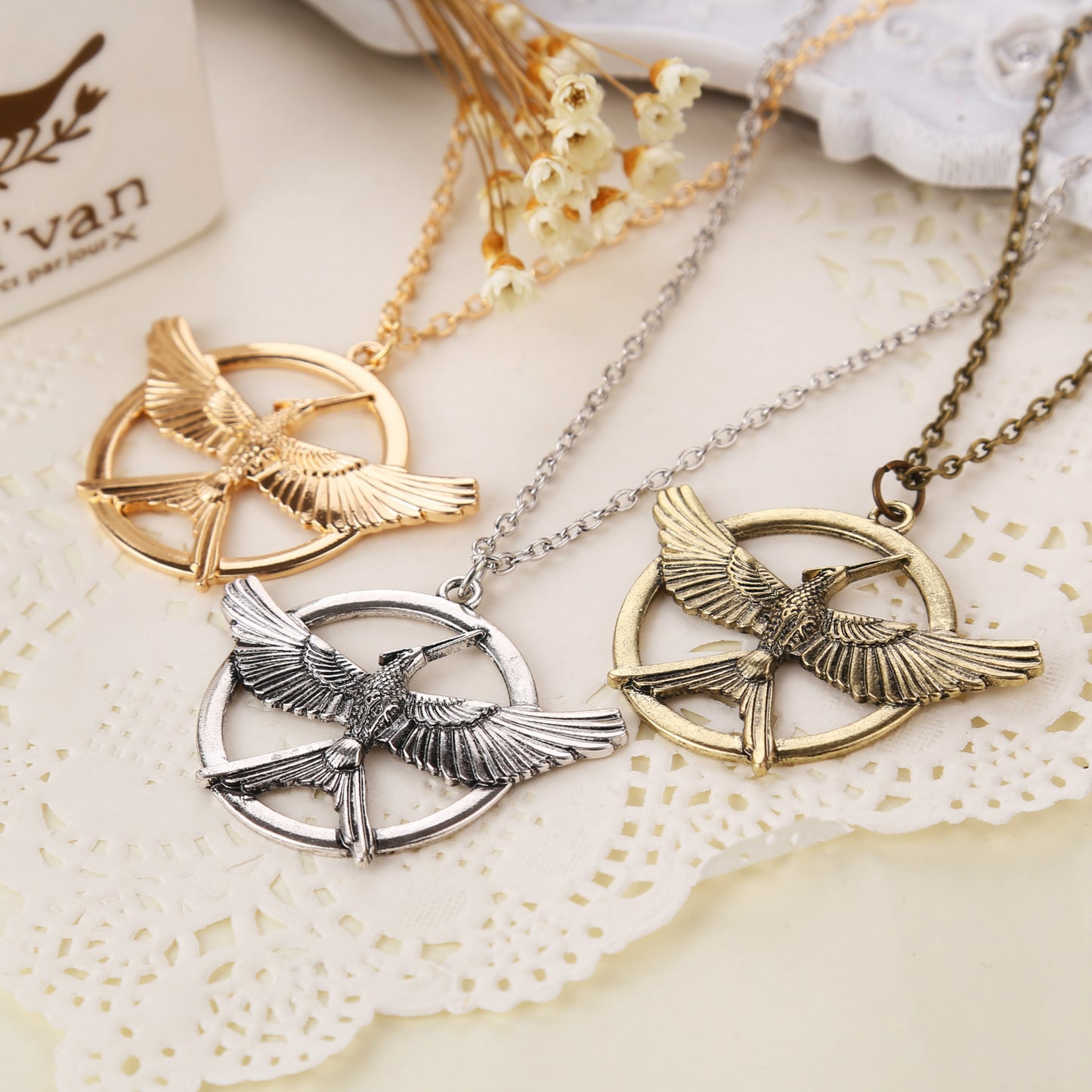 Necklace Mockingjay Animal Necklace Jewelry