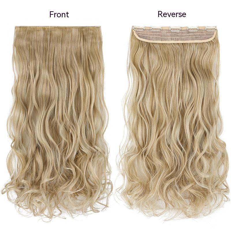 One Piece Hairpiece Clip Long Curly Hair Extension