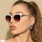 Metal Hollow Sunglasses Vintage Street Shot Sunglasses