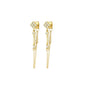 European And American Luxury Zircon Stud Earrings