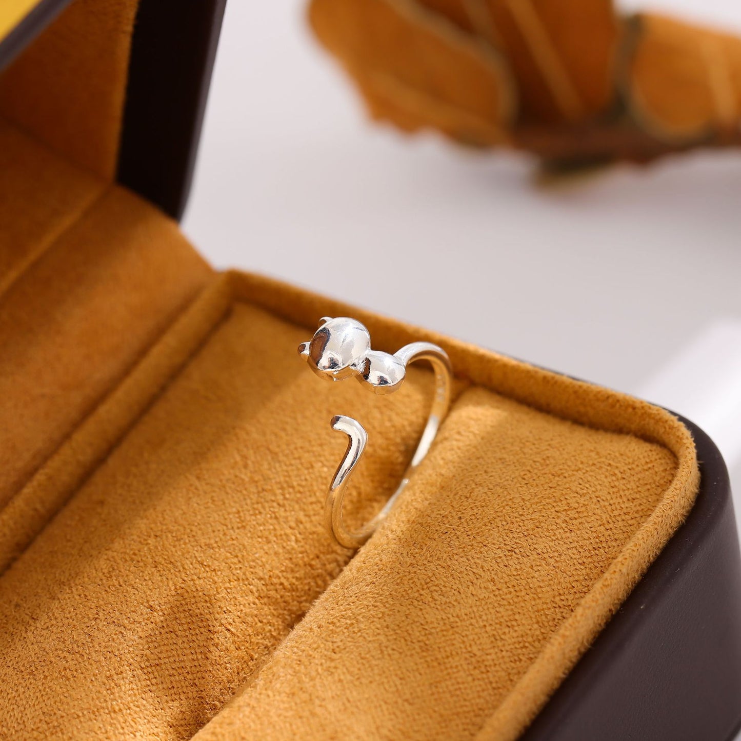 Cute Fashion Cat Simple Ring Female