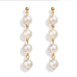 Vintage Pearl Creative Simple Pearl Long Earrings