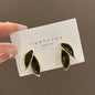 Simple Fashion Style Leaf-shaped Earring Female Personality