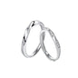 Couple Simple High Sense Four Claw Couple Rings Fashion Open Ring