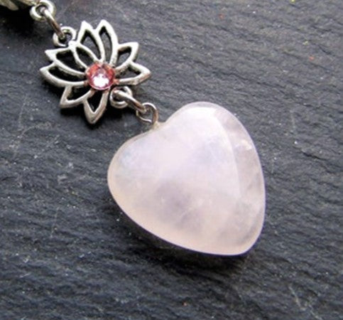 Hot Selling Heart Necklace Quartz Necklace Factory Direct Sales