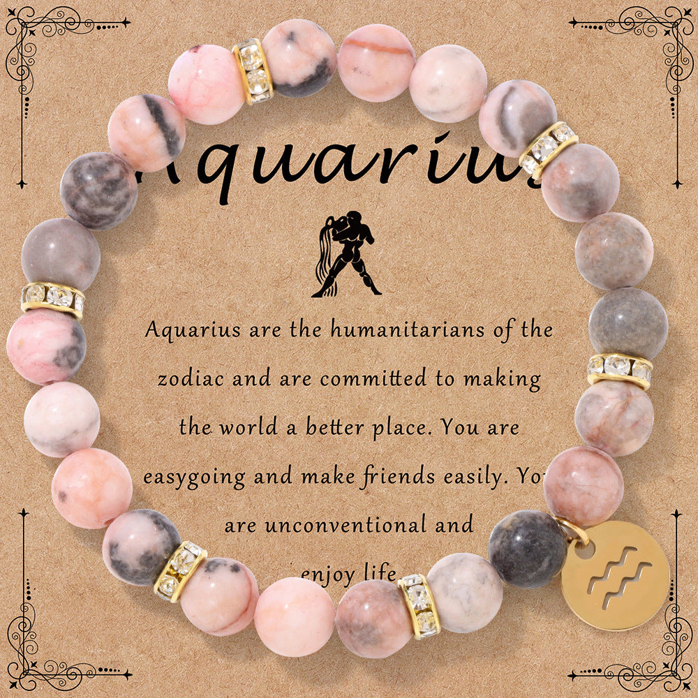 Fashion Personality New Twelve Constellations Bracelets