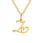 New 26 Letter Necklace Versatile Personality Necklace Pendant