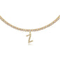 Europe And America Creative Decorative Diamond Letters Necklace Fashion Jewelry