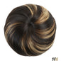 Wig Women's Mini Fluffy Micro Roll Coiled Hair Bun